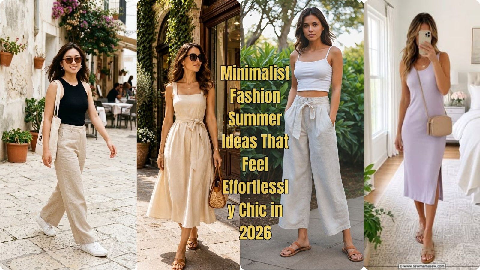 Minimalist Fashion Summer Ideas