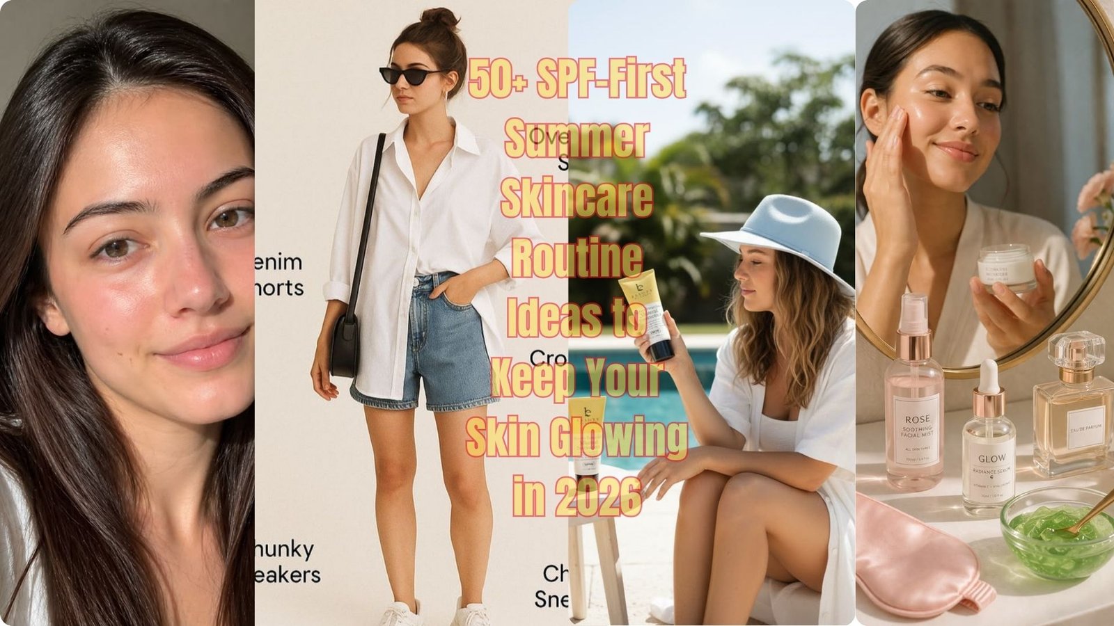 SPF-First Summer Skincare Routine Ideas