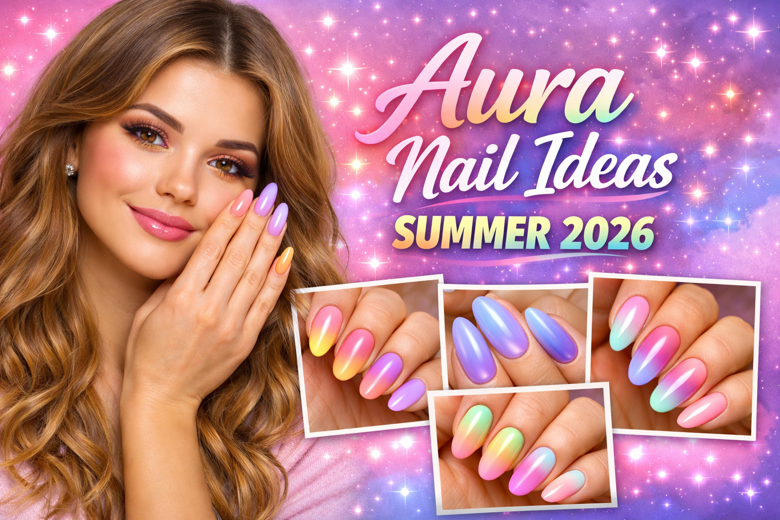 12 Aura Nails for Summer 2026: Dreamy Gradient Designs You’ll Want to Try