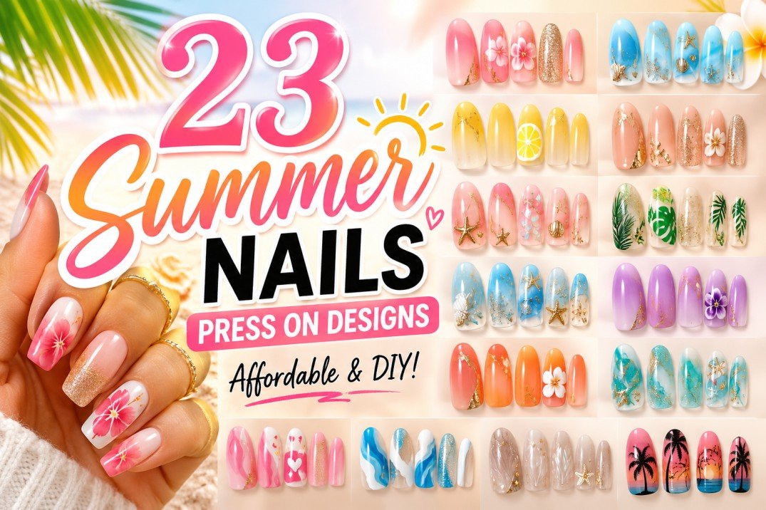 23 Summer Nails Press On Designs Affordable DIY