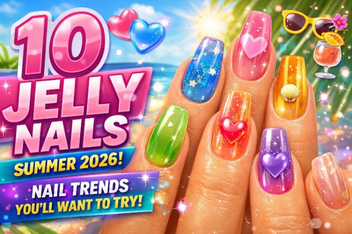 10 Jelly Nails Summer 2026: Transparent Nail Trends You’ll Want to Try