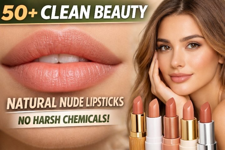 50+ Clean Beauty Natural Nude Lipsticks Without Harsh Chemicals (2026 Guide)